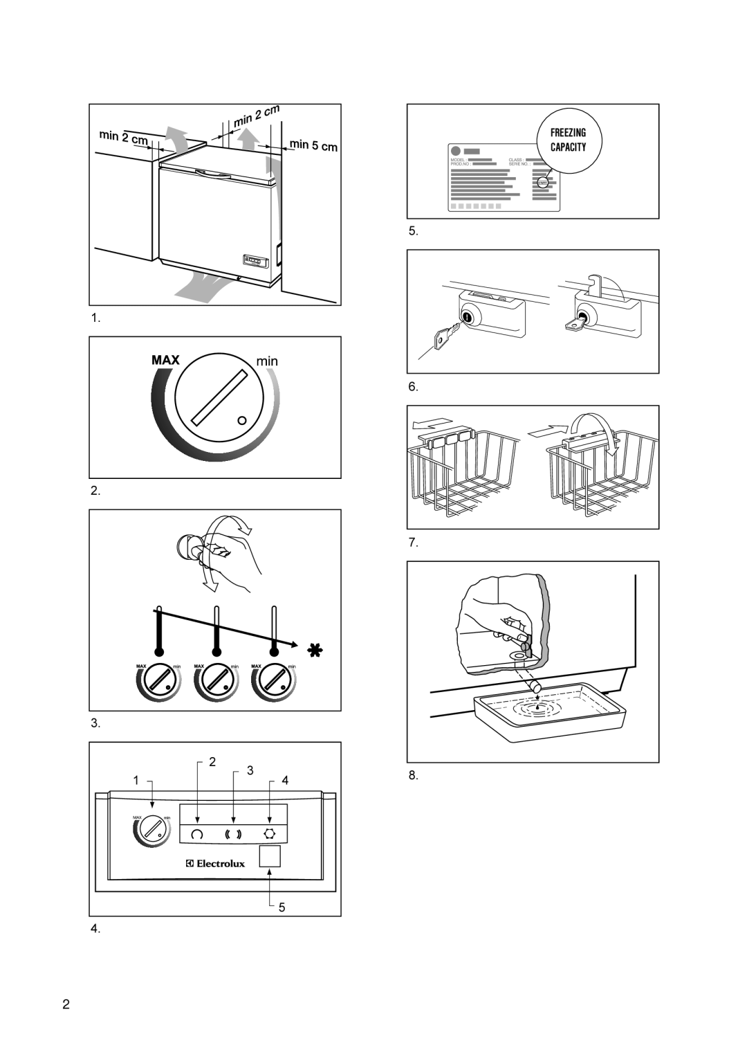 Electrolux ECN 4157, ECN 5157 installation manual Freezing Capacity 