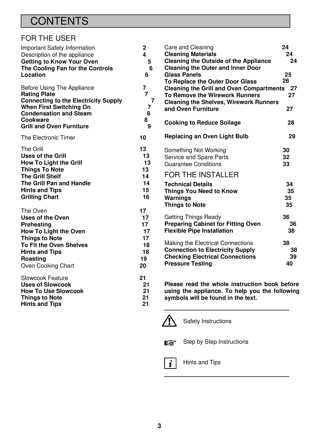 Electrolux EDB 872 manual Contents 