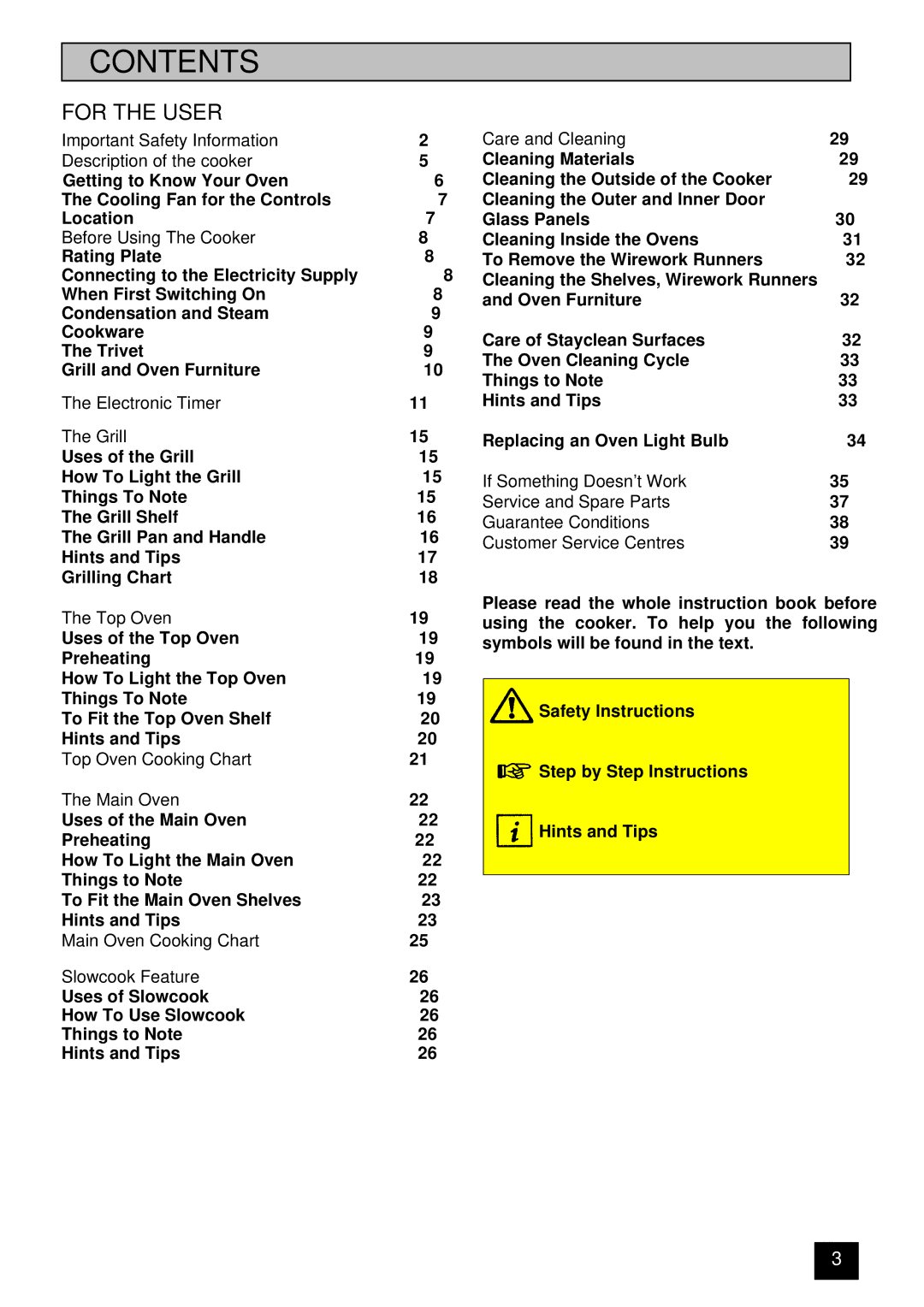 Electrolux EDB 874 manual Contents 