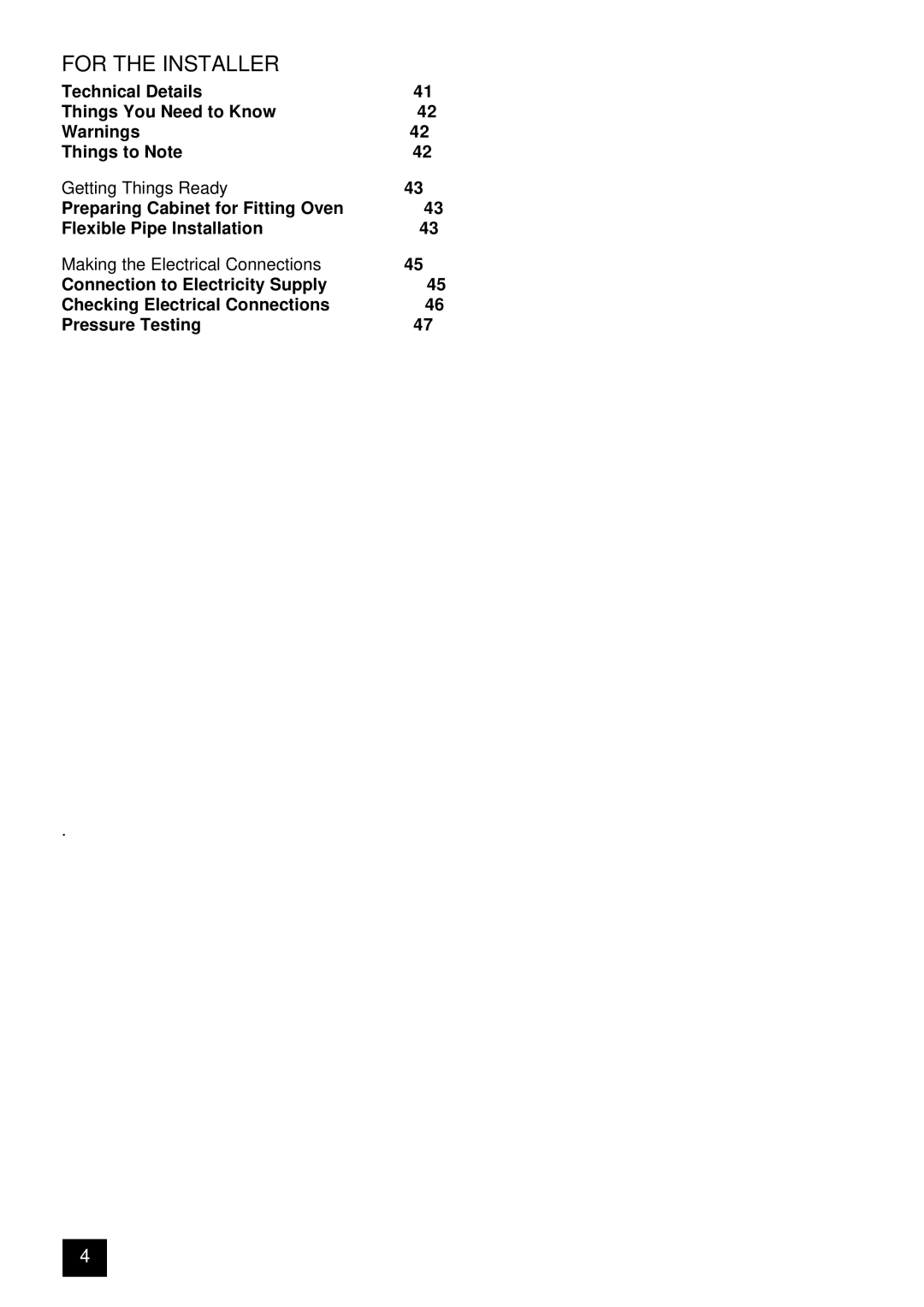 Electrolux EDB 874 manual For the Installer 