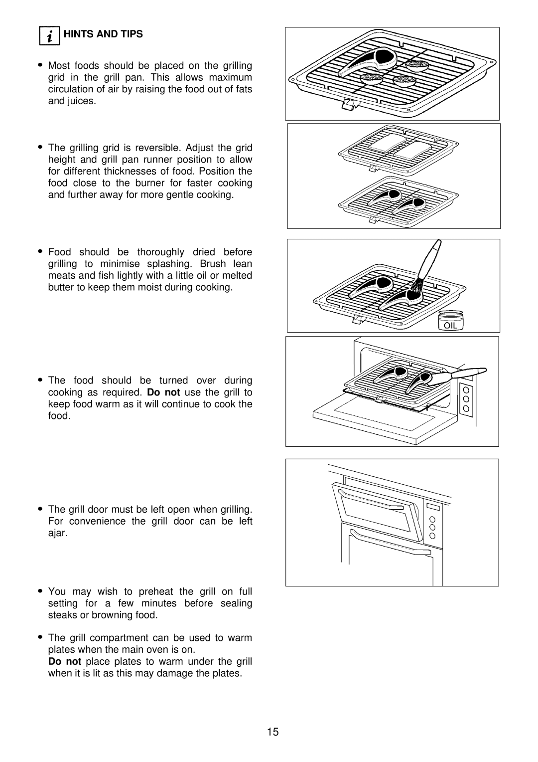 Electrolux EDB 876 manual Hints and Tips 