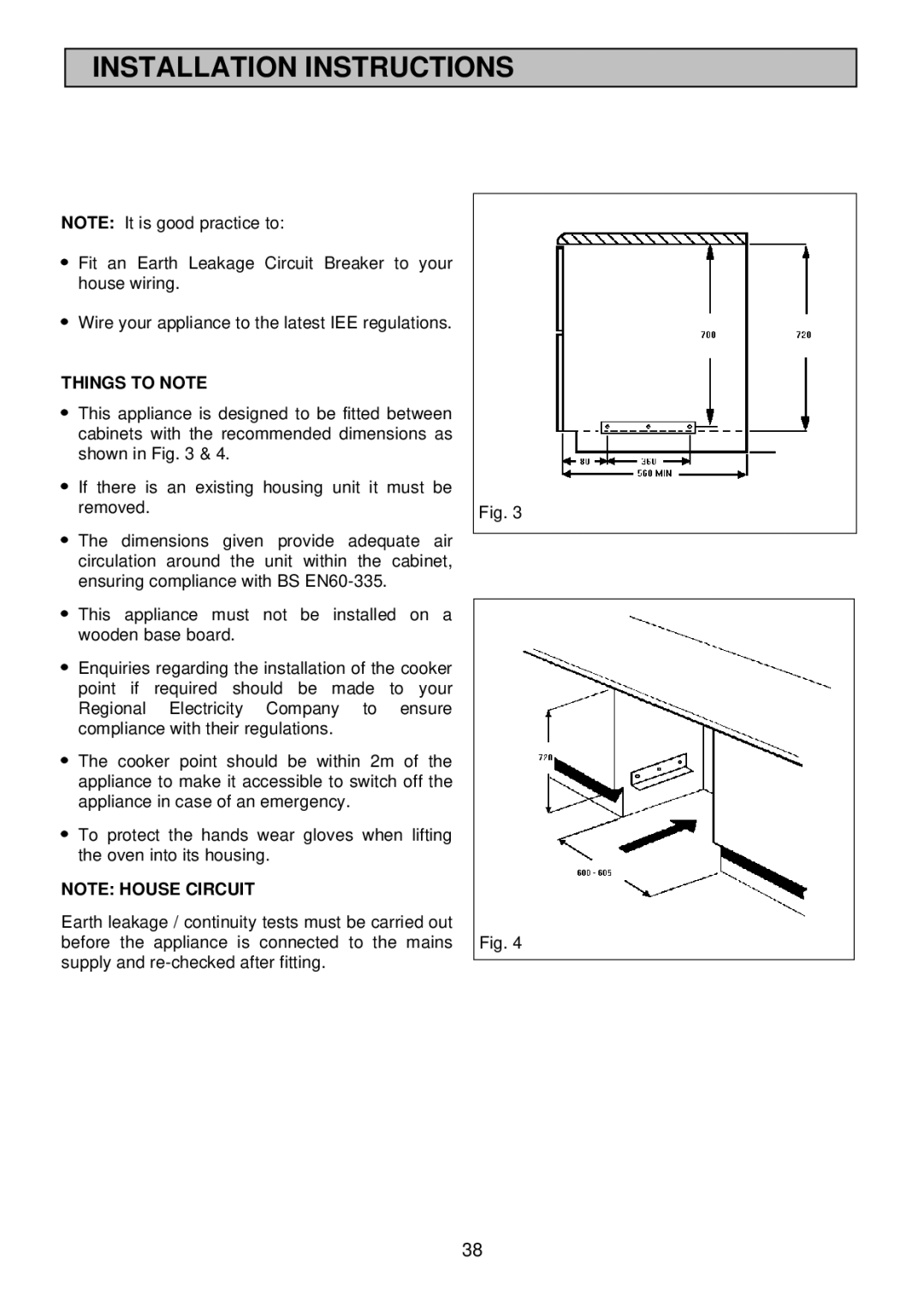 Electrolux EDB710 manual Things to Note 