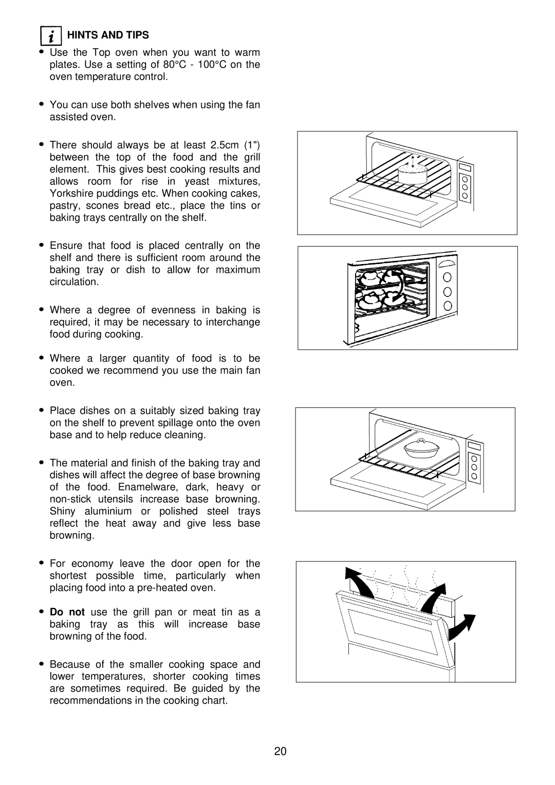 Electrolux edb750 manual Hints and Tips 