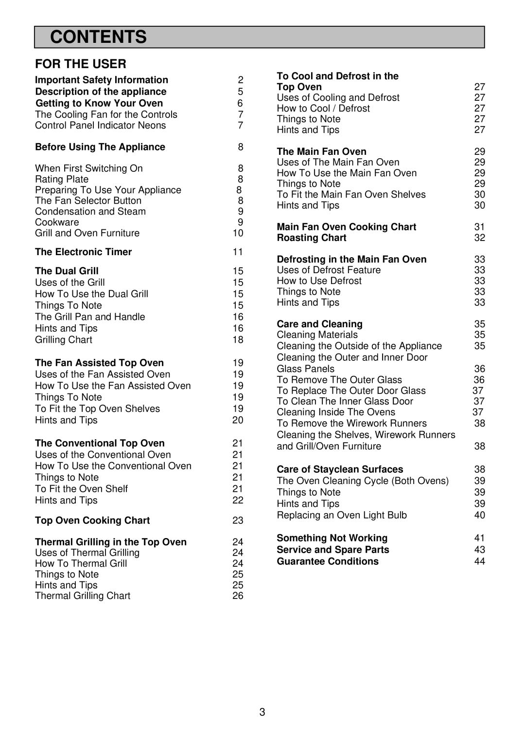 Electrolux edb750 manual Contents 