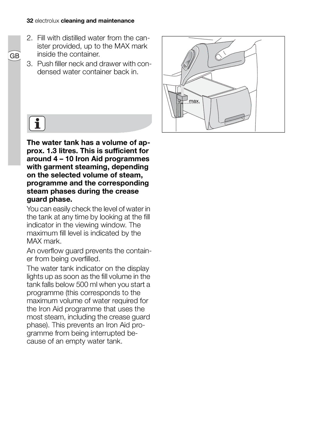 Electrolux EDI 96150 user manual Electrolux cleaning and maintenance 