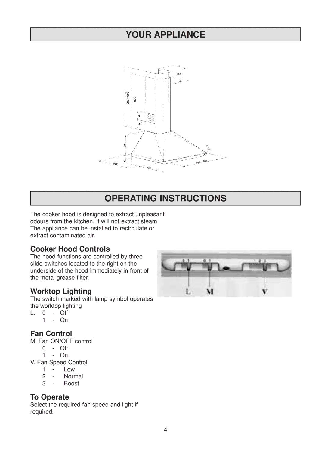 Electrolux EFC 630 manual Your Appliance, Operating Instructions 