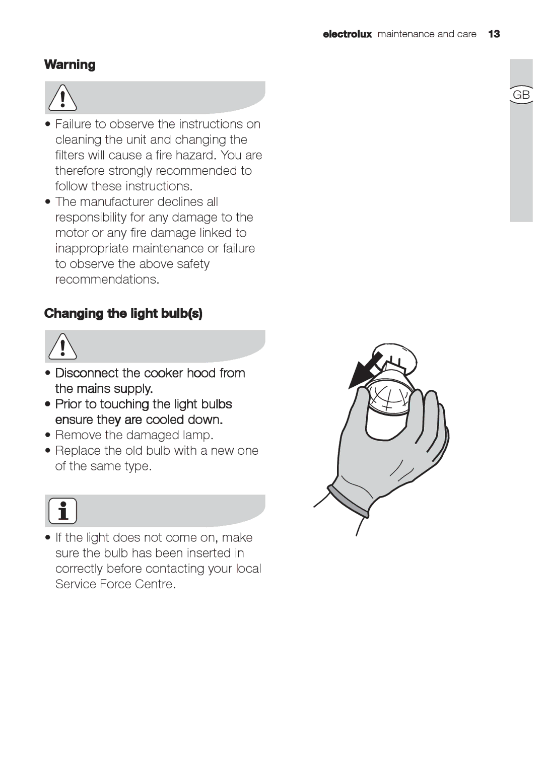 Electrolux EFC 9441, EFC 6441 user manual Electrolux maintenance and care 