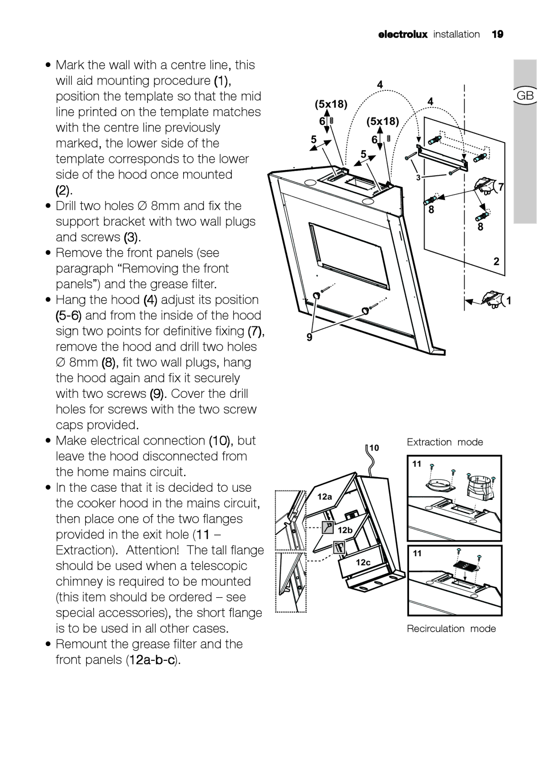 Electrolux EFC 9441, EFC 6441 user manual 5x18 