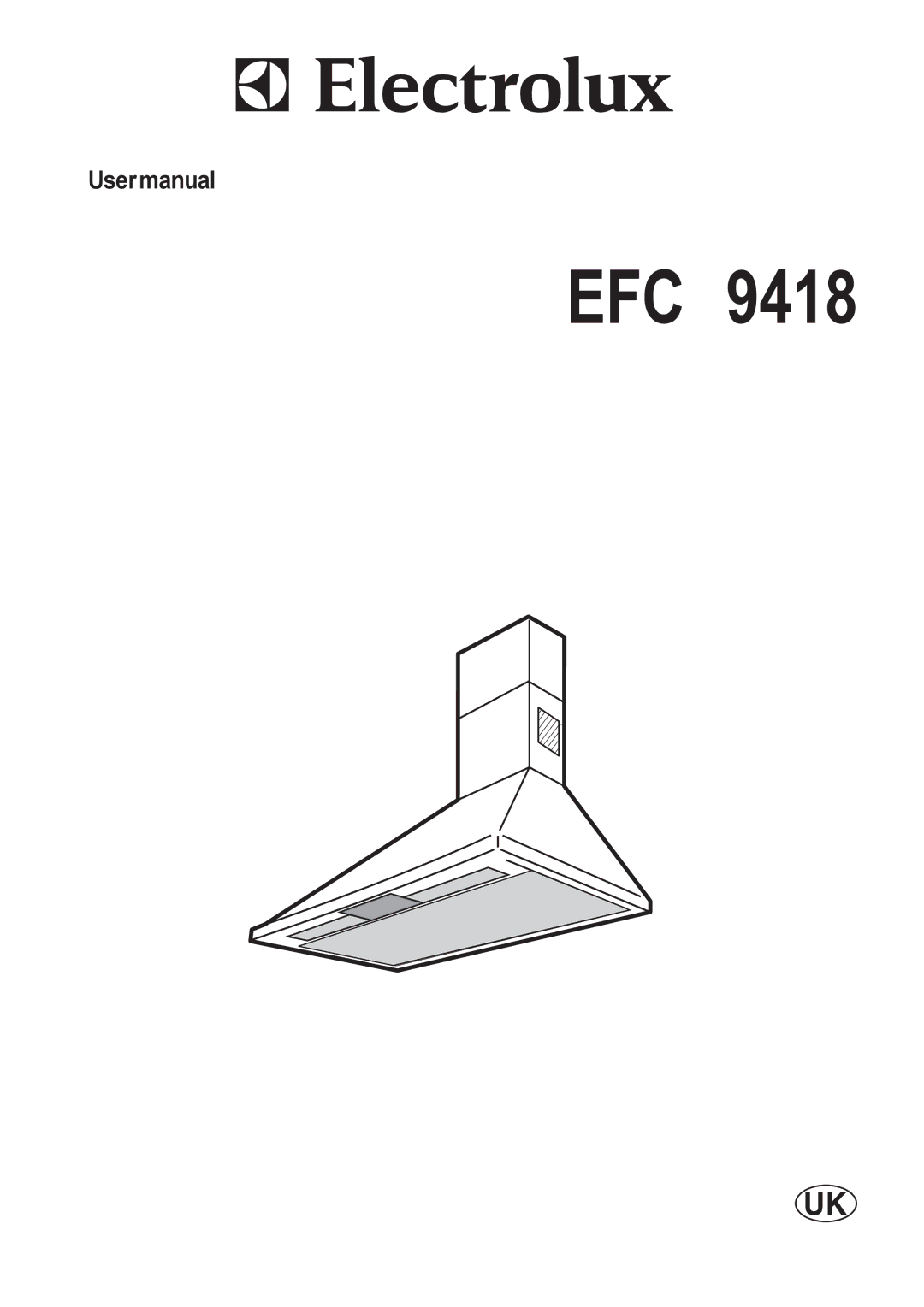 Electrolux EFC 9418 user manual Efc 