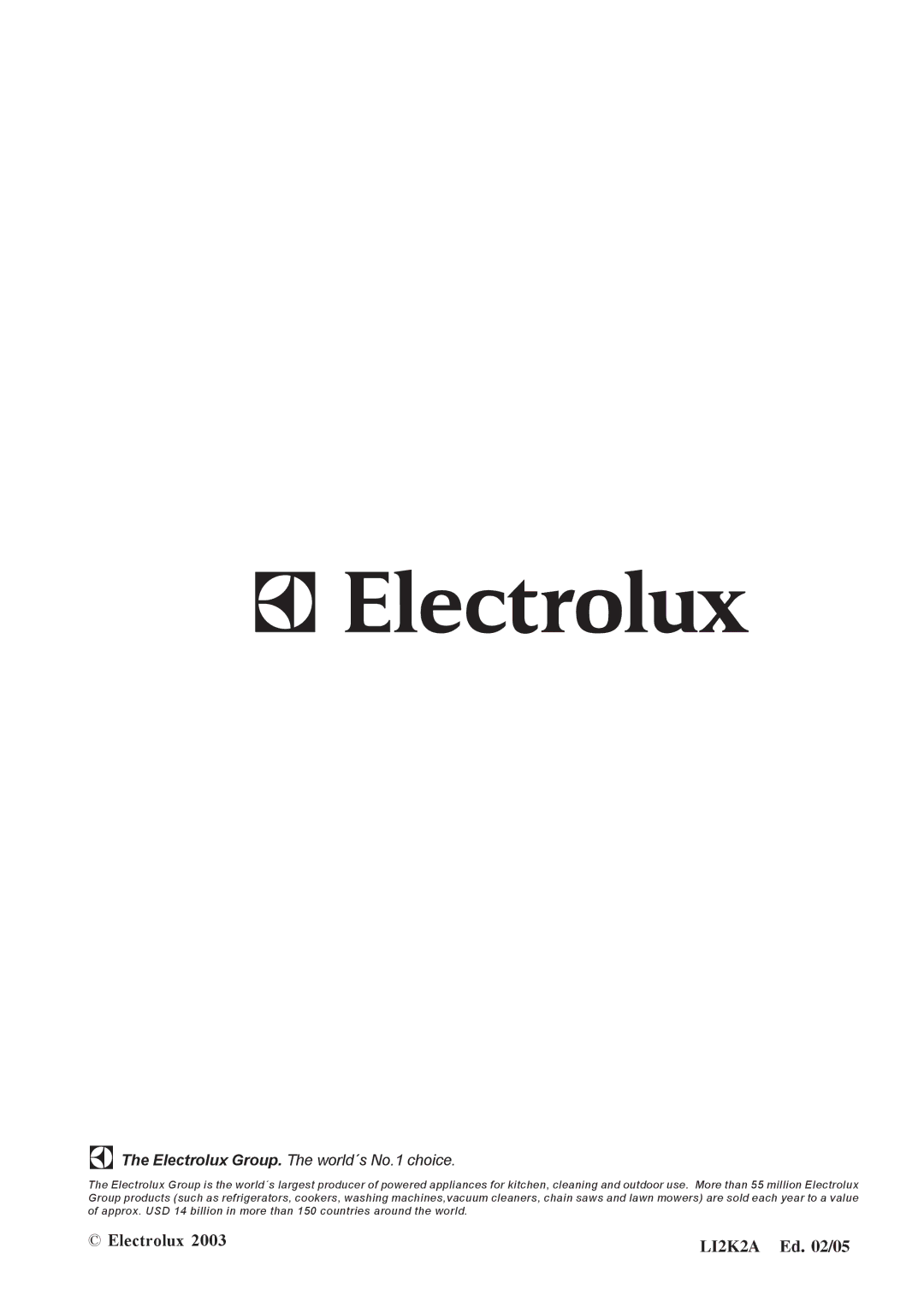 Electrolux EFC 9418 user manual Electrolux 