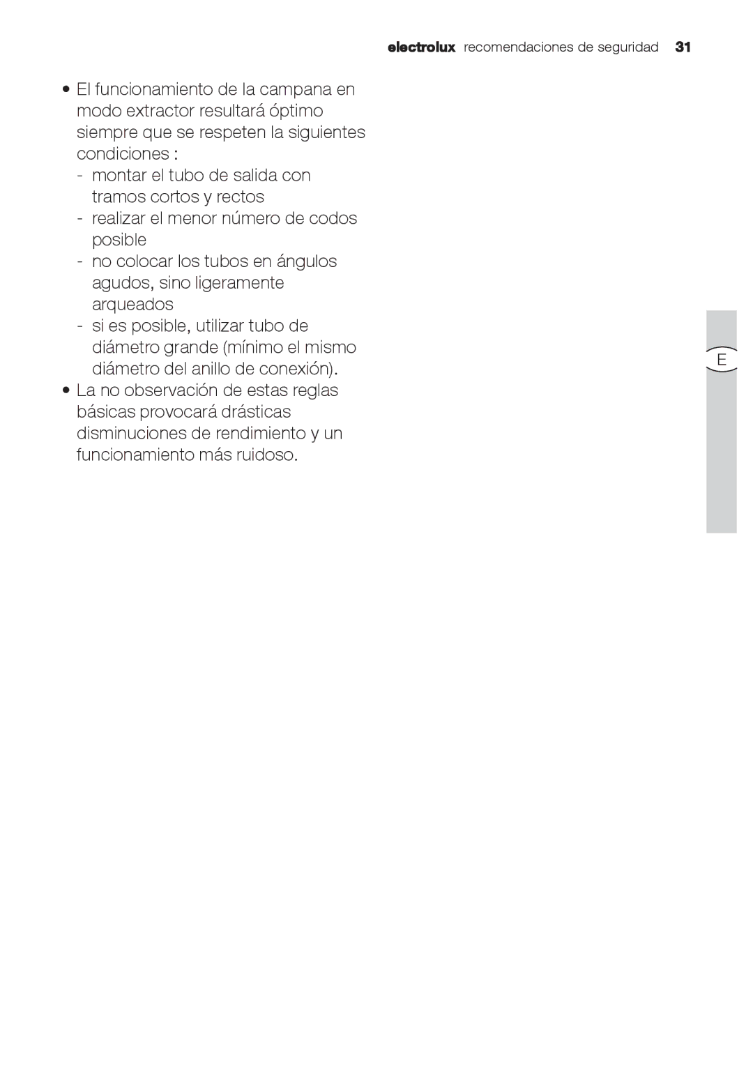 Electrolux EFC 9673, EFC 9670-6670 user manual Electrolux recomendaciones de seguridad 