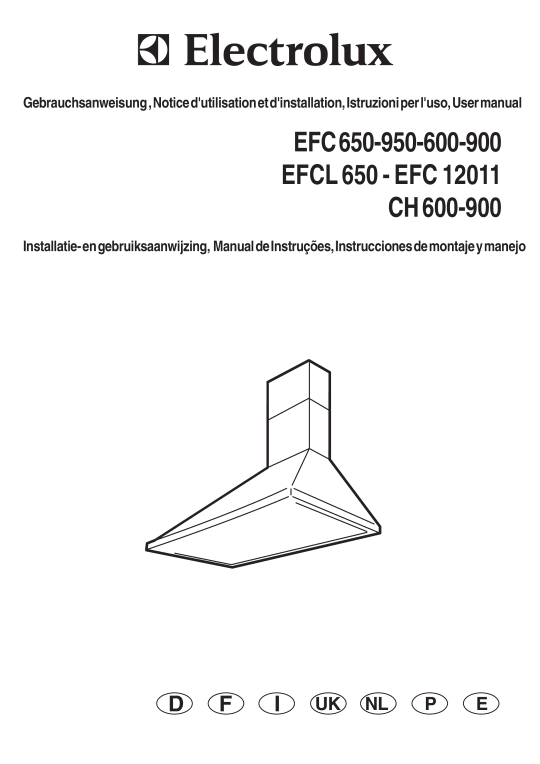 Electrolux EFC 650-950-600-900, EFCL 650-EFC 12011 user manual EFC650-950-600-900 Efcl 650 EFC CH600-900 