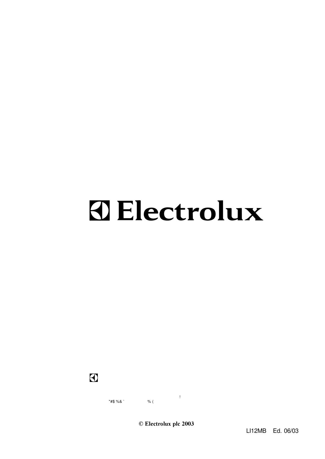 Electrolux EFG 535, EFG 540 user manual Electrolux plc, Electrolux Group. The world´s No.1 choice 