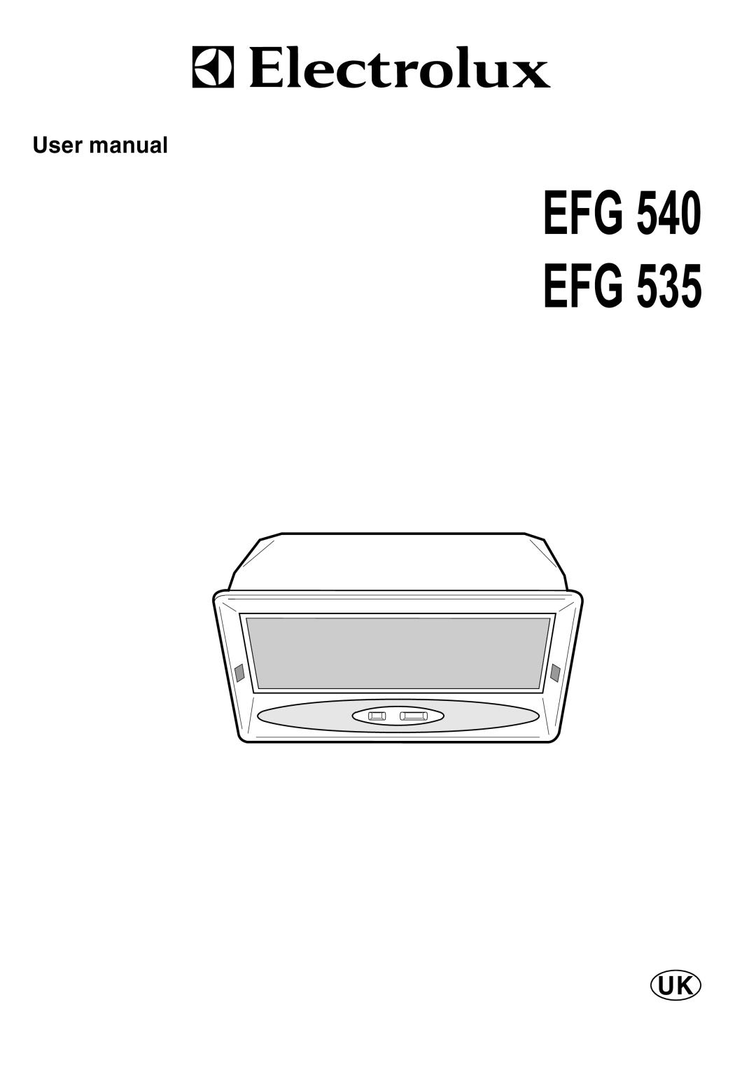 Electrolux EFG 540, EFG 535 user manual Efg Efg, User manual 