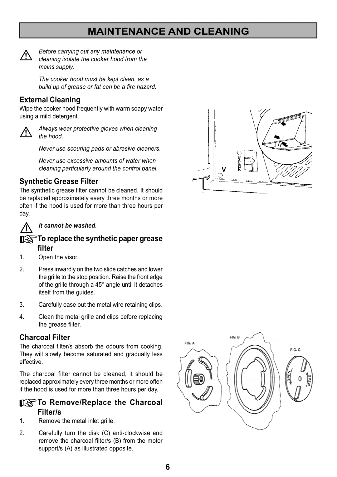 Electrolux EFI 625 manual Maintenance and Cleaning 