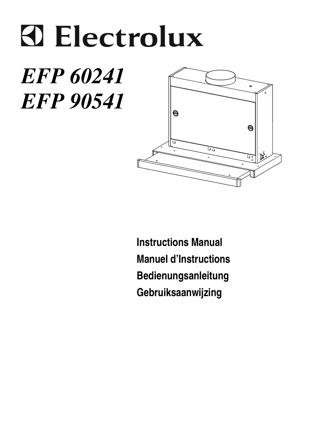 Electrolux EFP 60241 manual Efp 