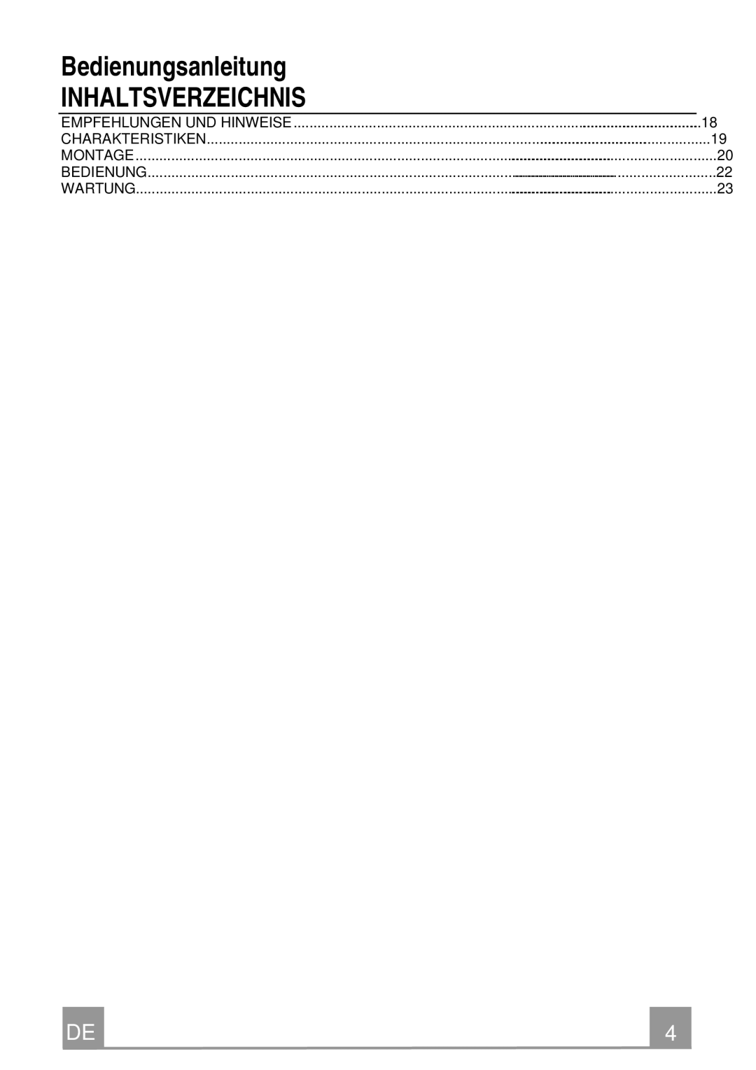 Electrolux EFP 60241 manual Inhaltsverzeichnis 