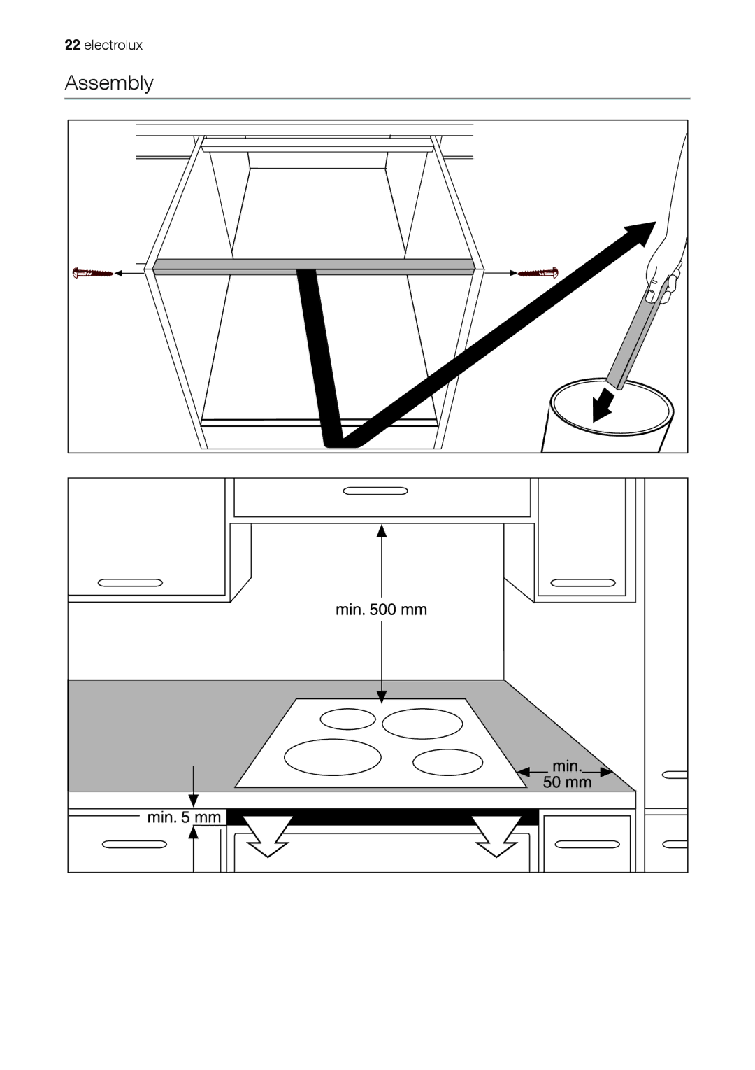 Electrolux EHD 60150 IAU user manual Assembly 