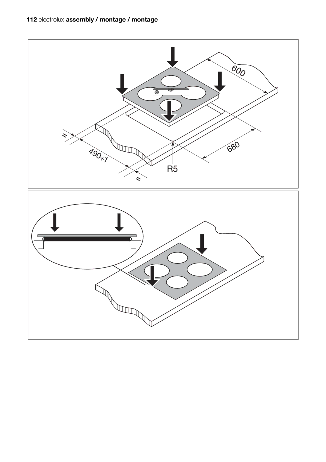 Electrolux EHD68200P user manual Electrolux assembly / montage / montage 