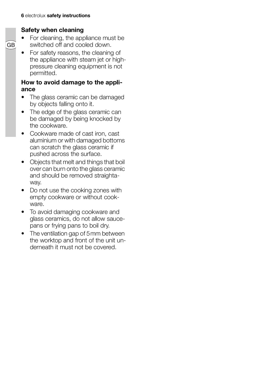 Electrolux EHD68200P user manual Electrolux safety instructions 