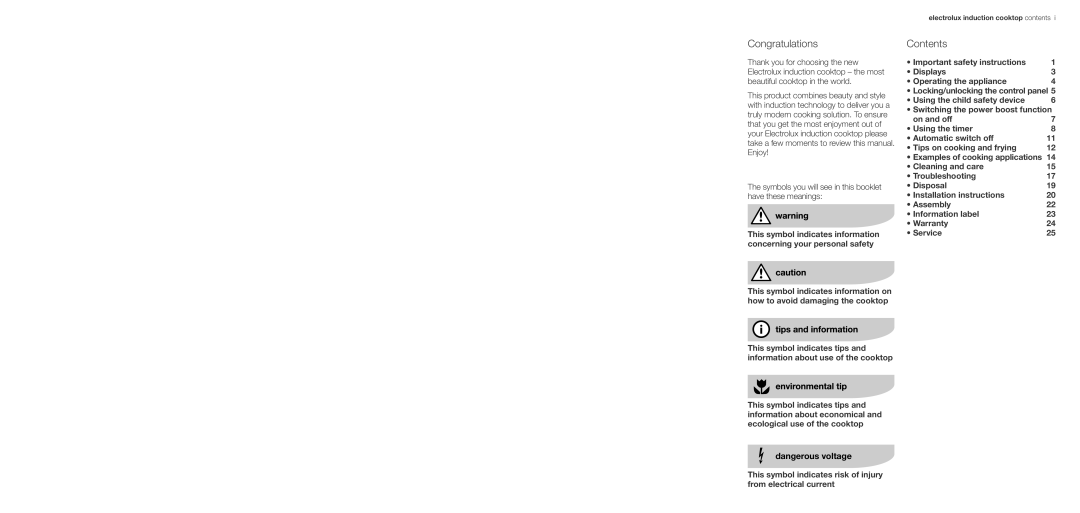 Electrolux EHD90LLUM important safety instructions Congratulations, Contents 