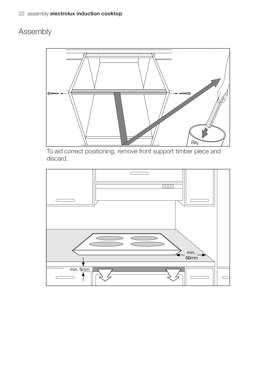 Electrolux EHD90LLUM important safety instructions Assembly 