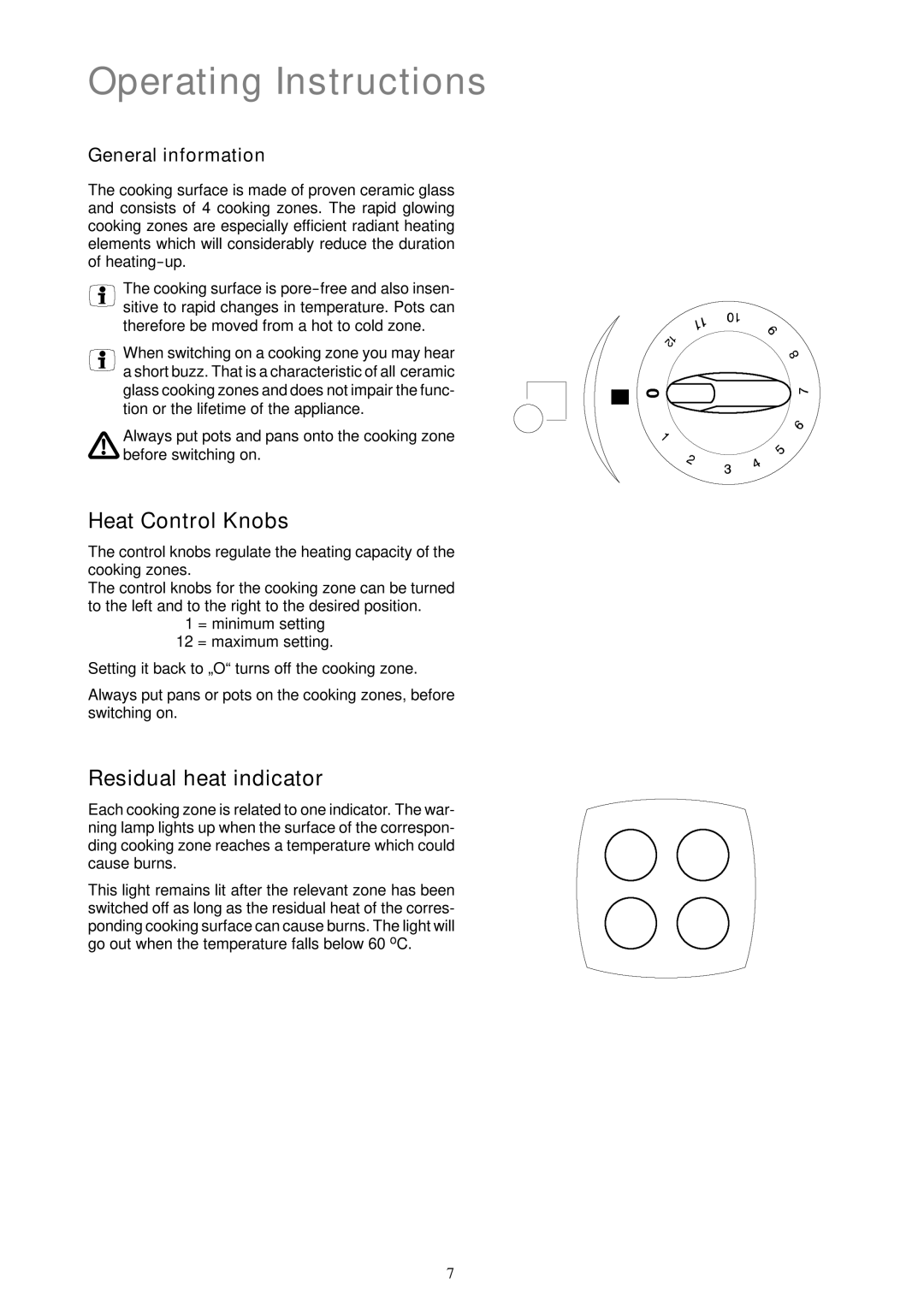 Electrolux EHO 602 K manual Operating Instructions, General information 