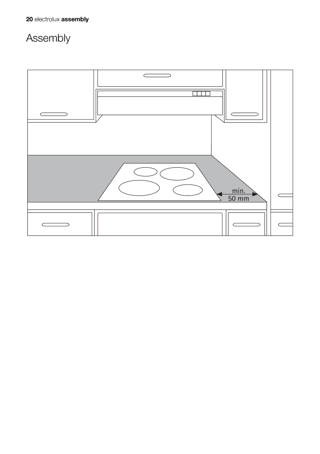 Electrolux EHP 60060 X user manual Assembly 