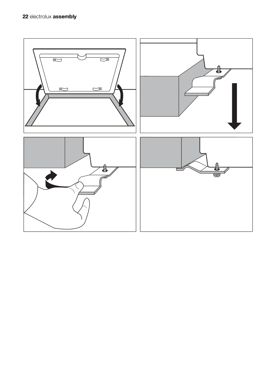 Electrolux EHP 60060 X user manual Electrolux assembly 