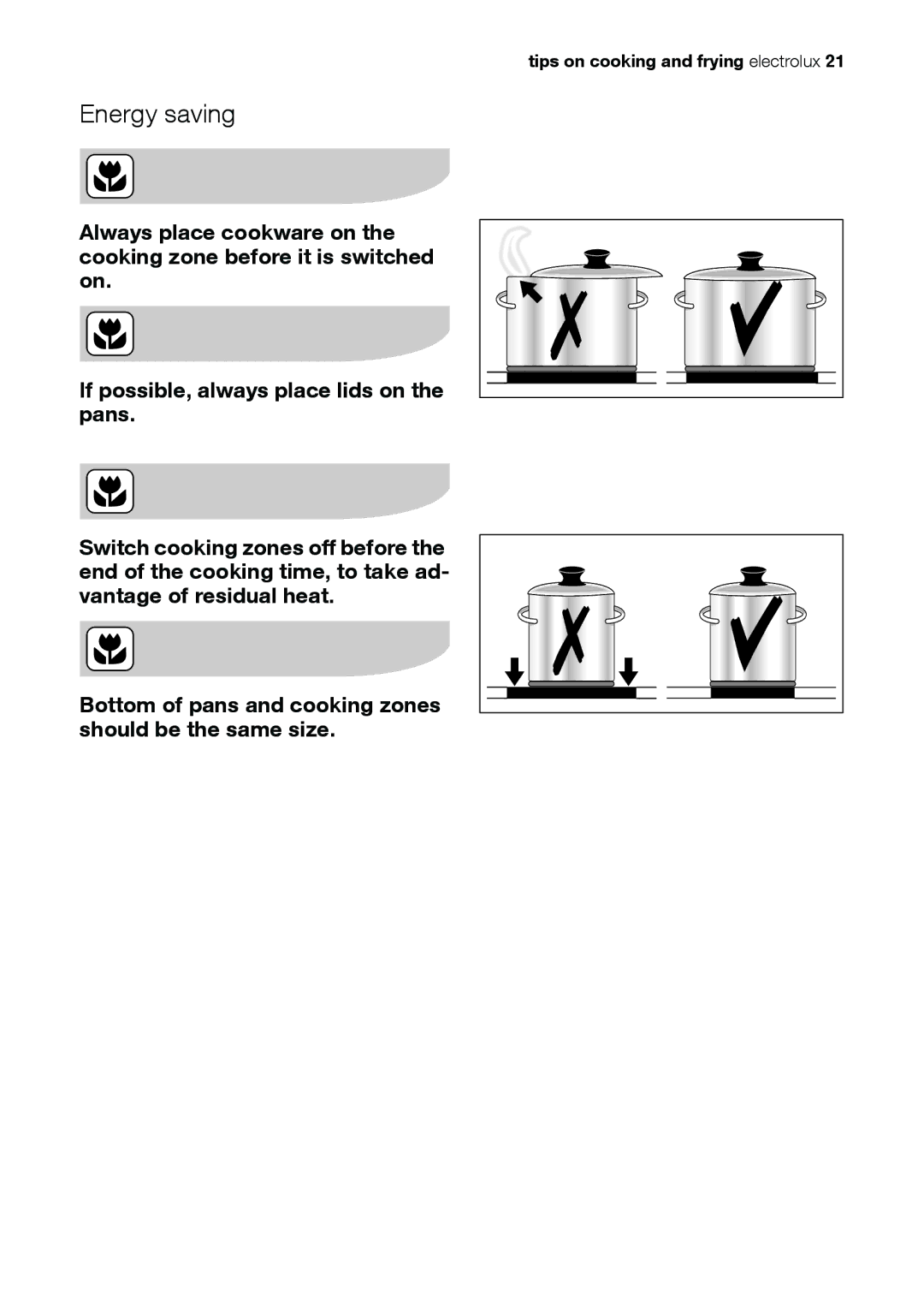 Electrolux EHS 36020 U user manual Energy saving 