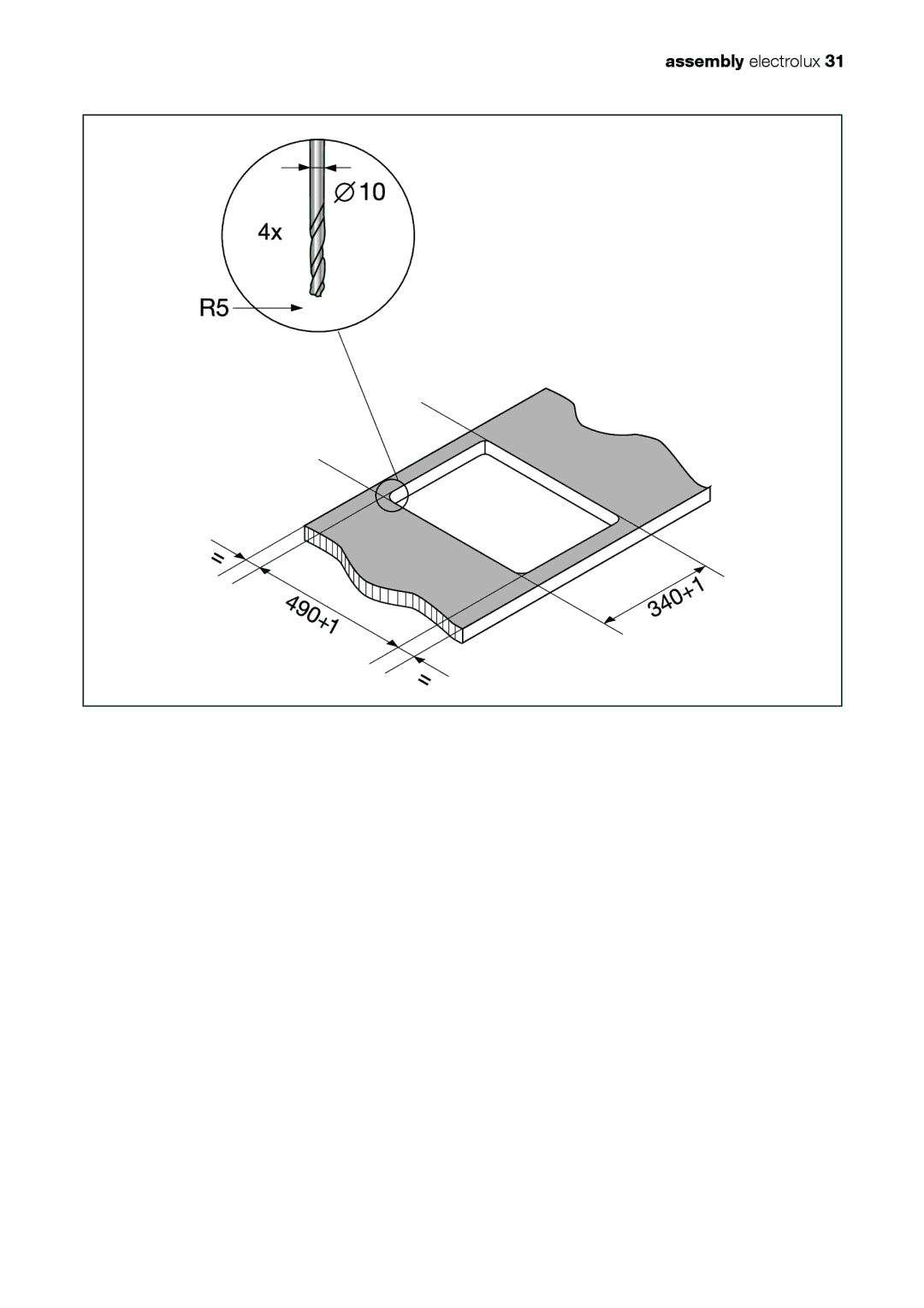 Electrolux EHS 36020 U user manual Assembly electrolux 