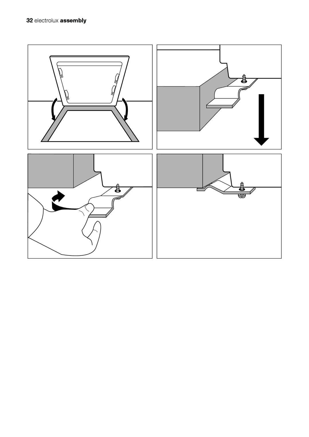 Electrolux EHS 36020 U user manual Electrolux assembly 