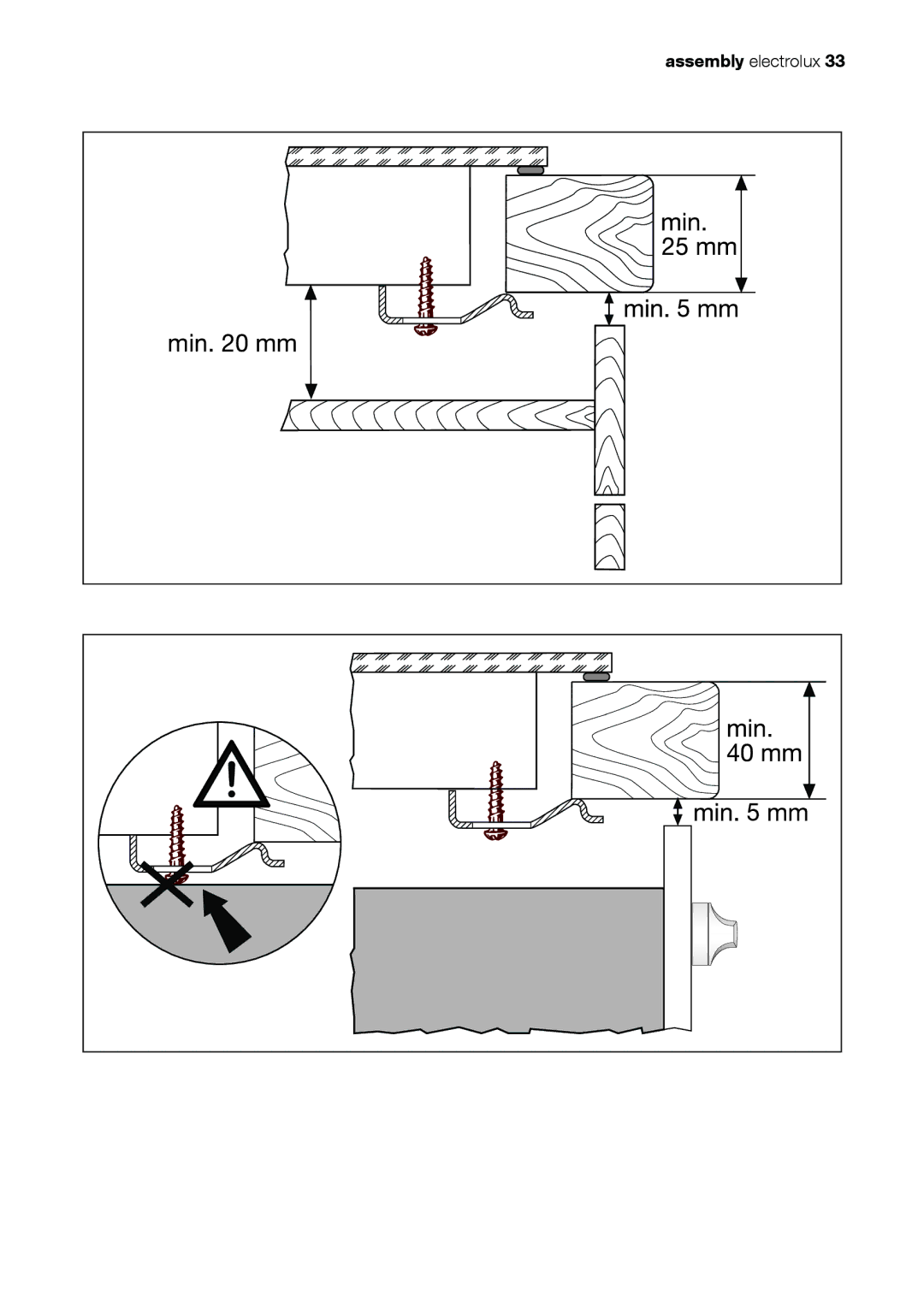 Electrolux EHS 36020 U user manual Assembly electrolux 