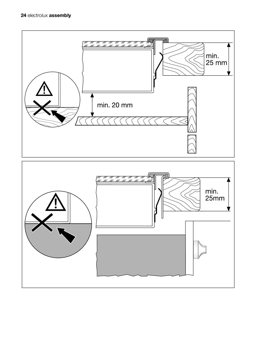 Electrolux EHS 60020 K user manual Electrolux assembly 