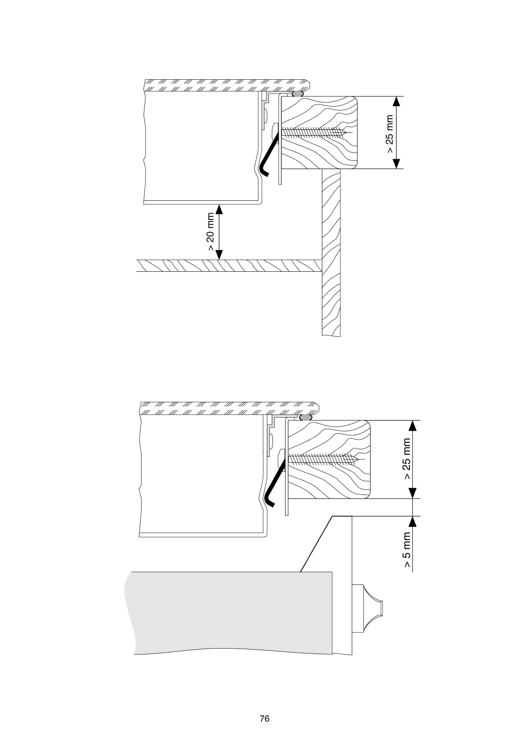 Electrolux EHS 6651 P manual 25 mm 