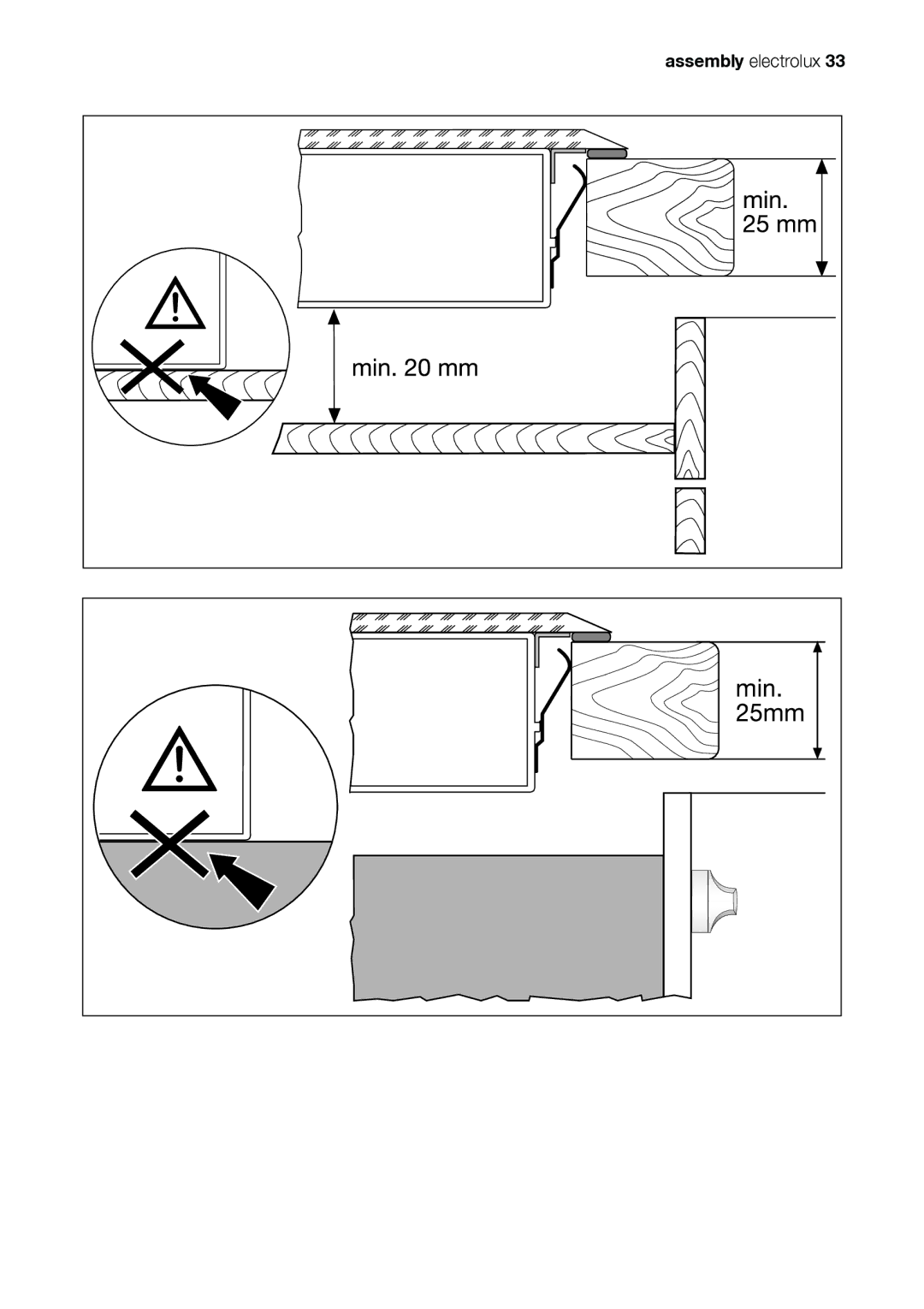 Electrolux EHS601210P user manual Assembly electrolux 