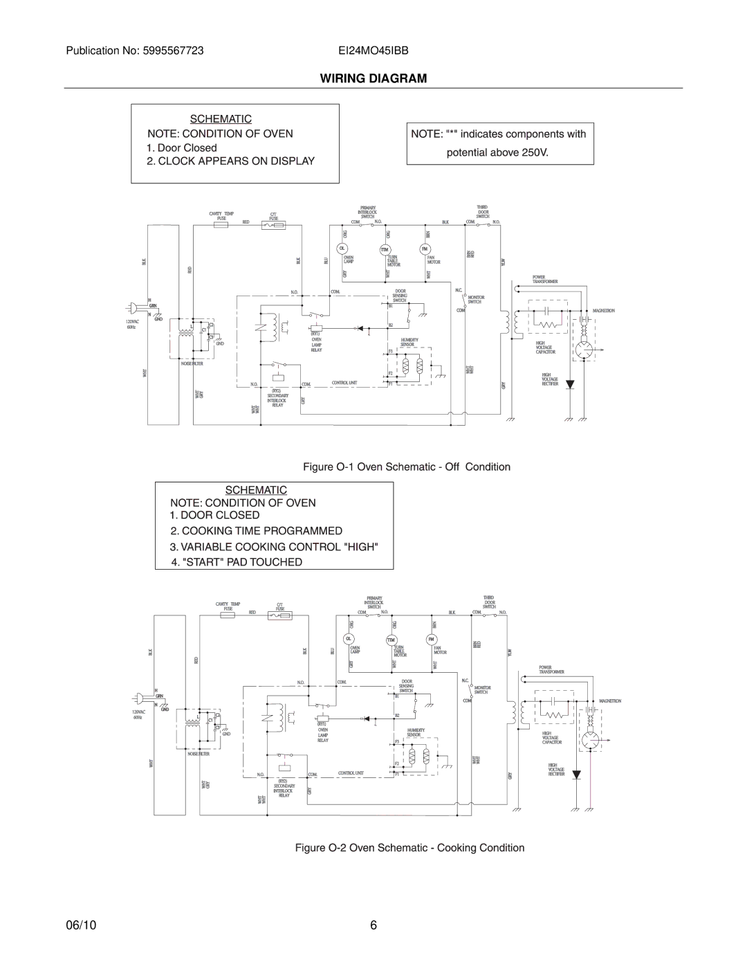 Electrolux EI24MO45IBB installation instructions Wiring Diagram 