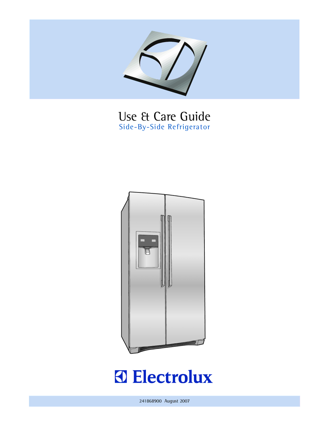 Electrolux EI26SS55GS manual Use & Care Guide 