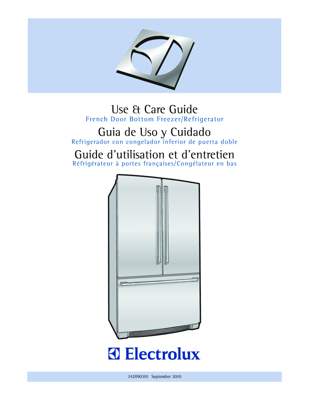 Electrolux EI28BS36IS, EI28BS36IB manual Use & Care Guide 