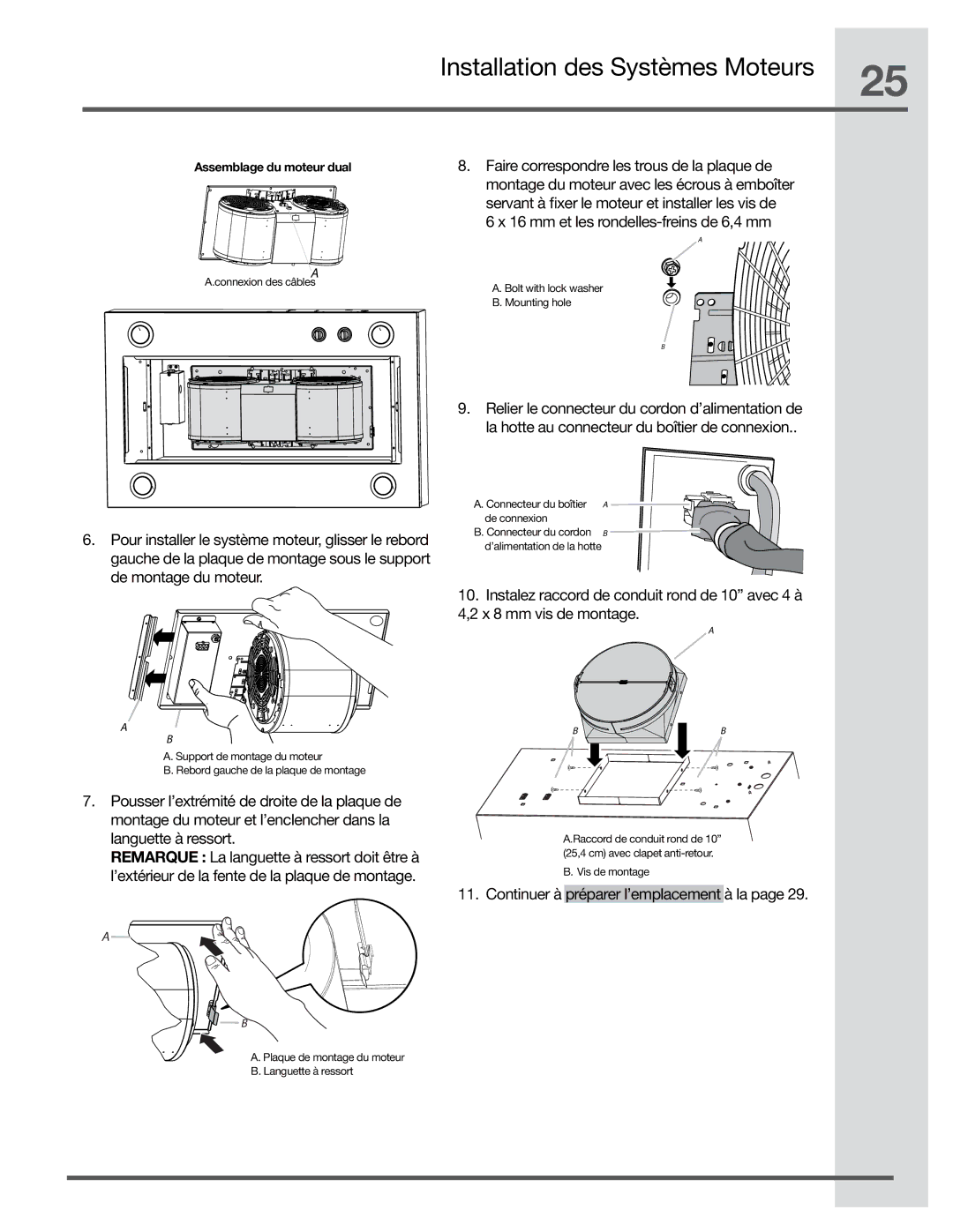 Electrolux EI48HI55KS, EI36HI55KS, EI30HI55KS manual Continuer à préparer l’emplacement à la 