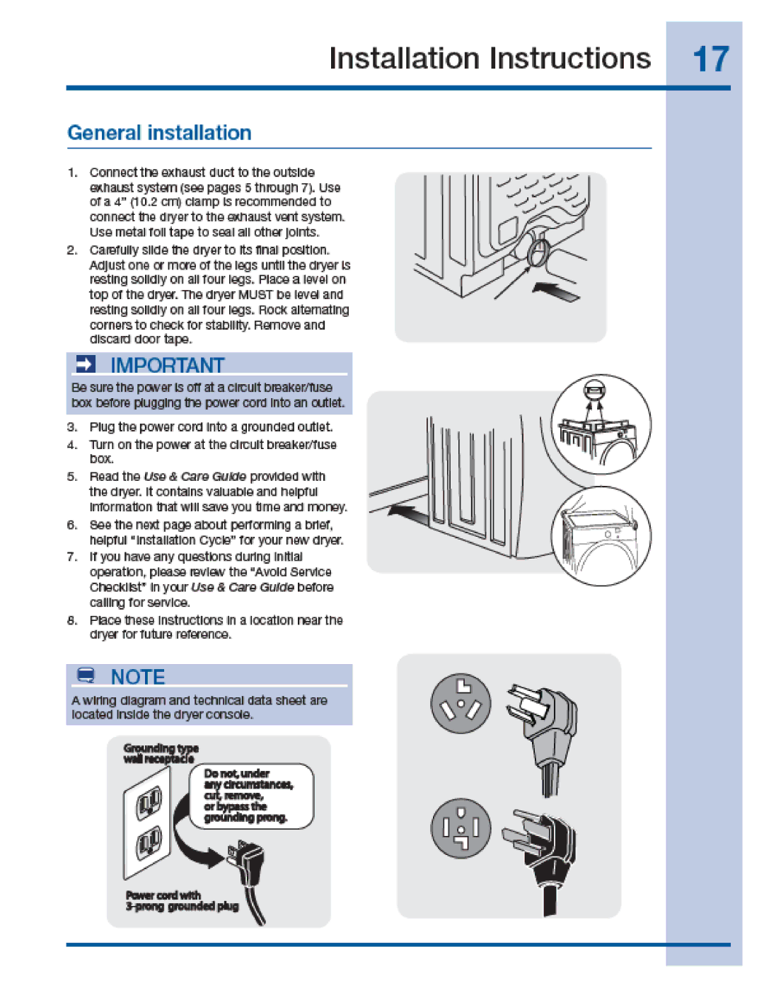 Electrolux EIGD55H manual 