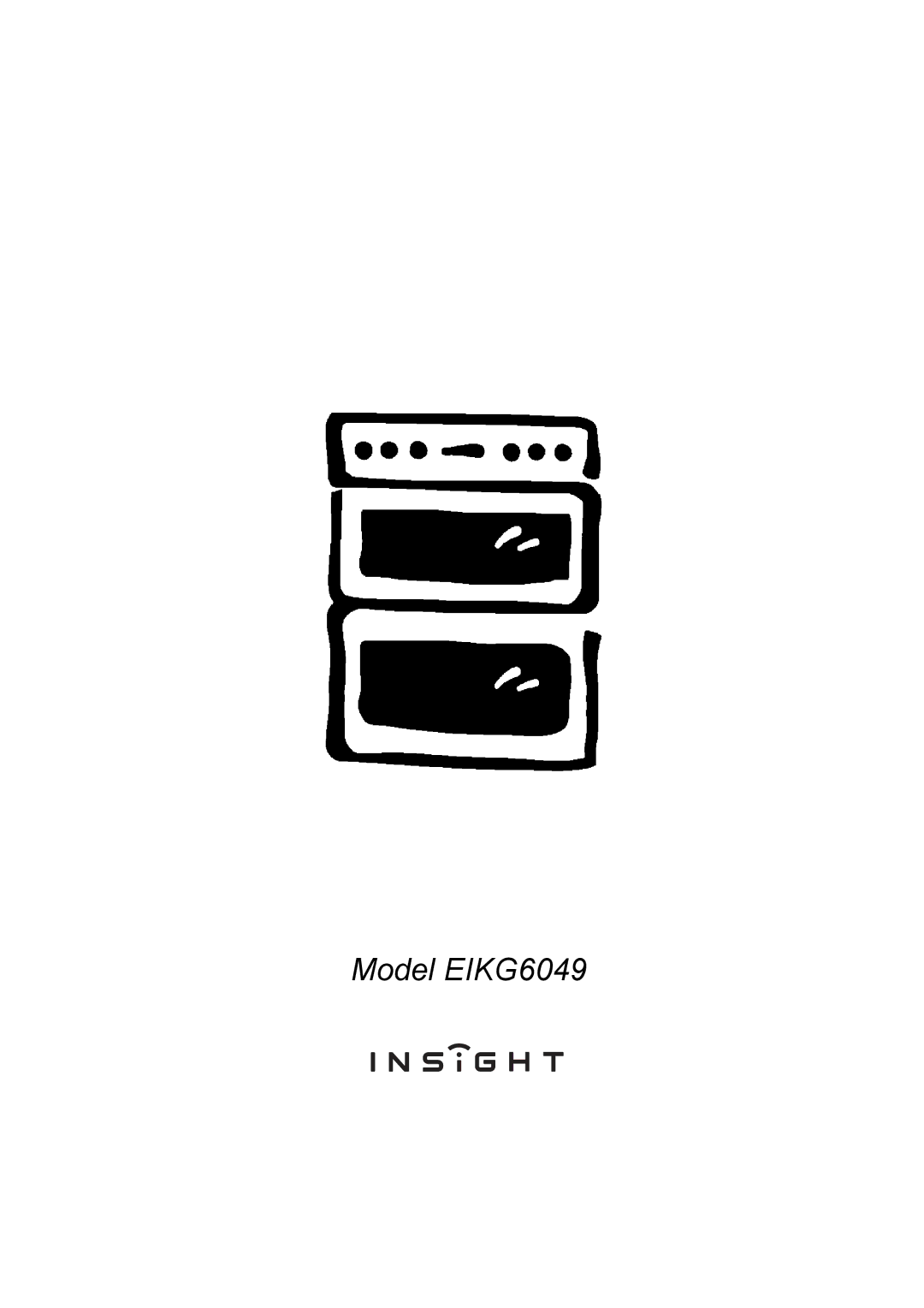 Electrolux manual Model EIKG6049 