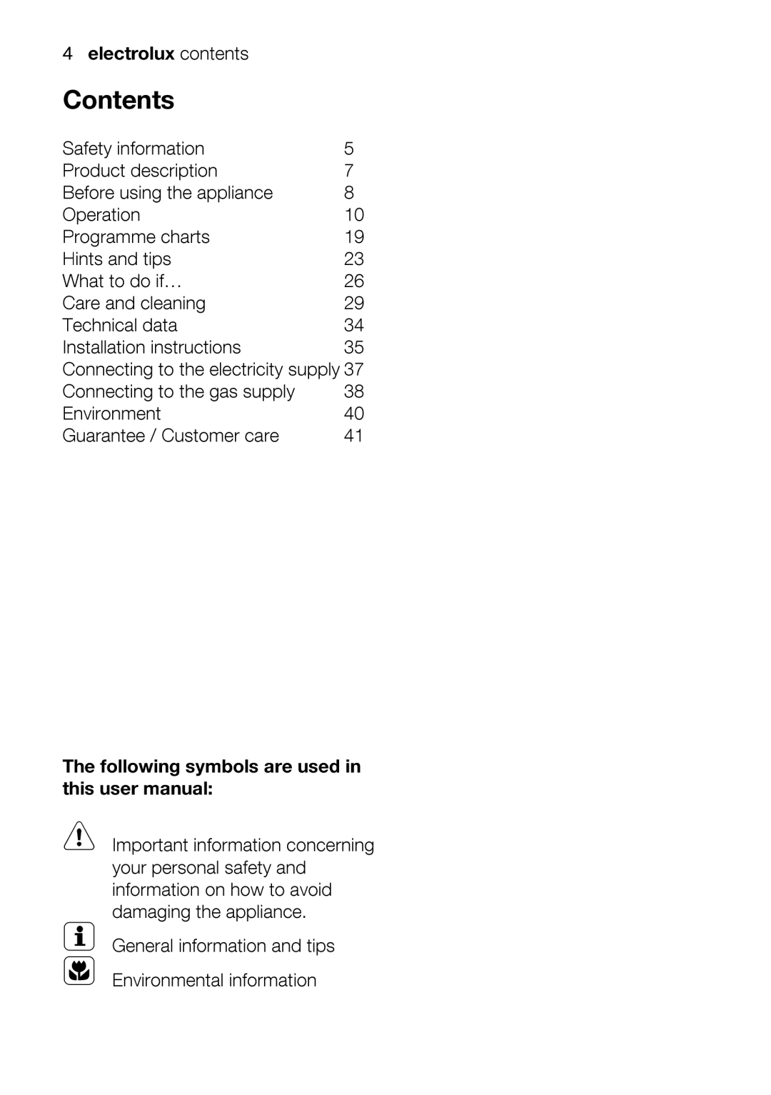 Electrolux EIKM6047 user manual Techni Datainstructions, Envimnt tothegassupply, Whattodoif… 