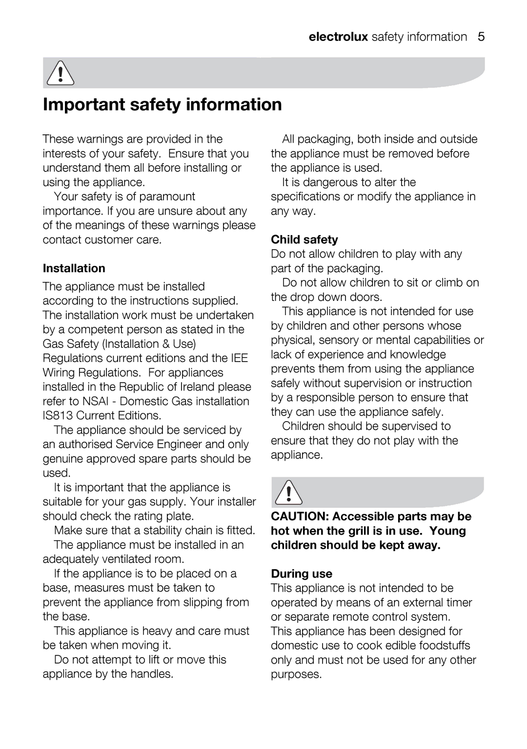 Electrolux EIKM6047 user manual Part, Don, Whose, Safely, Use Tobe 