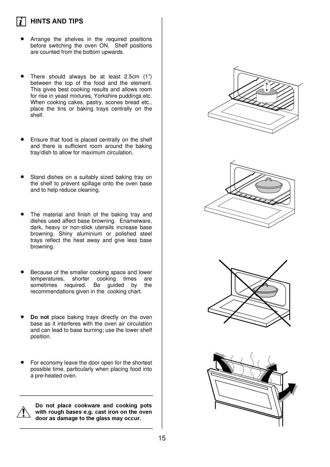 Electrolux EKC6044, EKC6045 manual Hints and Tips 