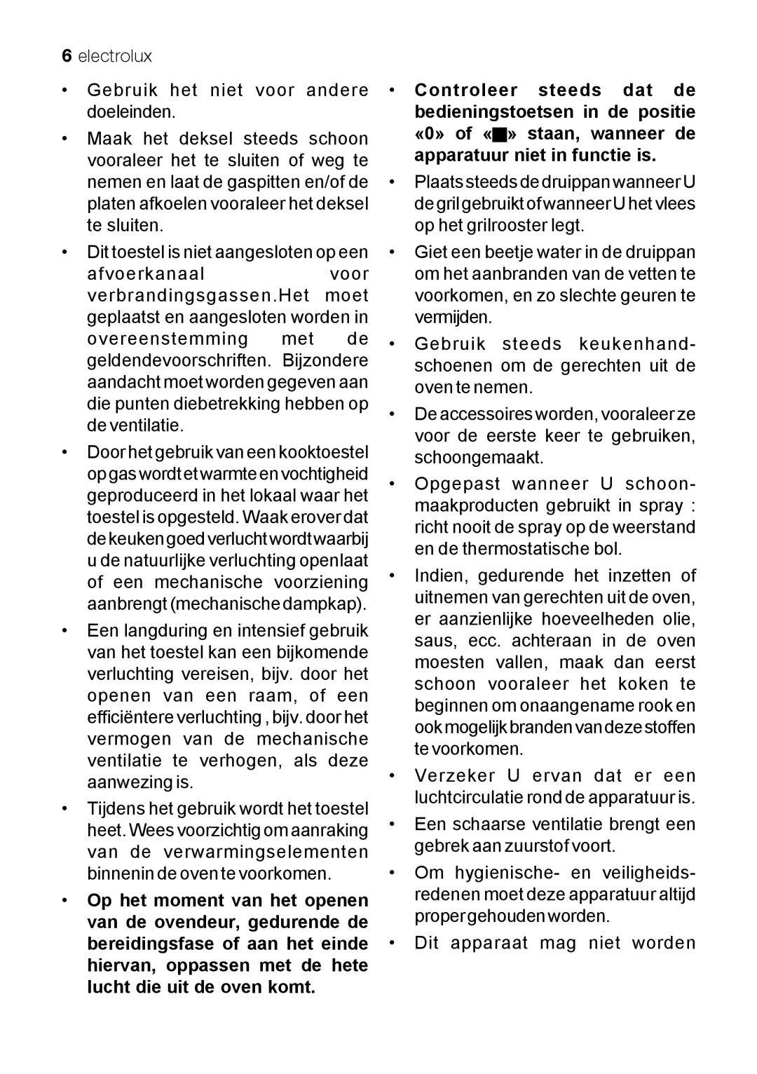 Electrolux EKG 60111 user manual 