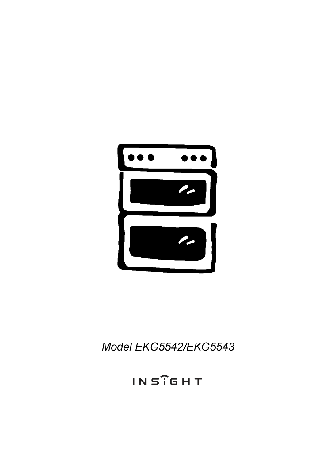 Electrolux manual Model EKG5542/EKG5543 