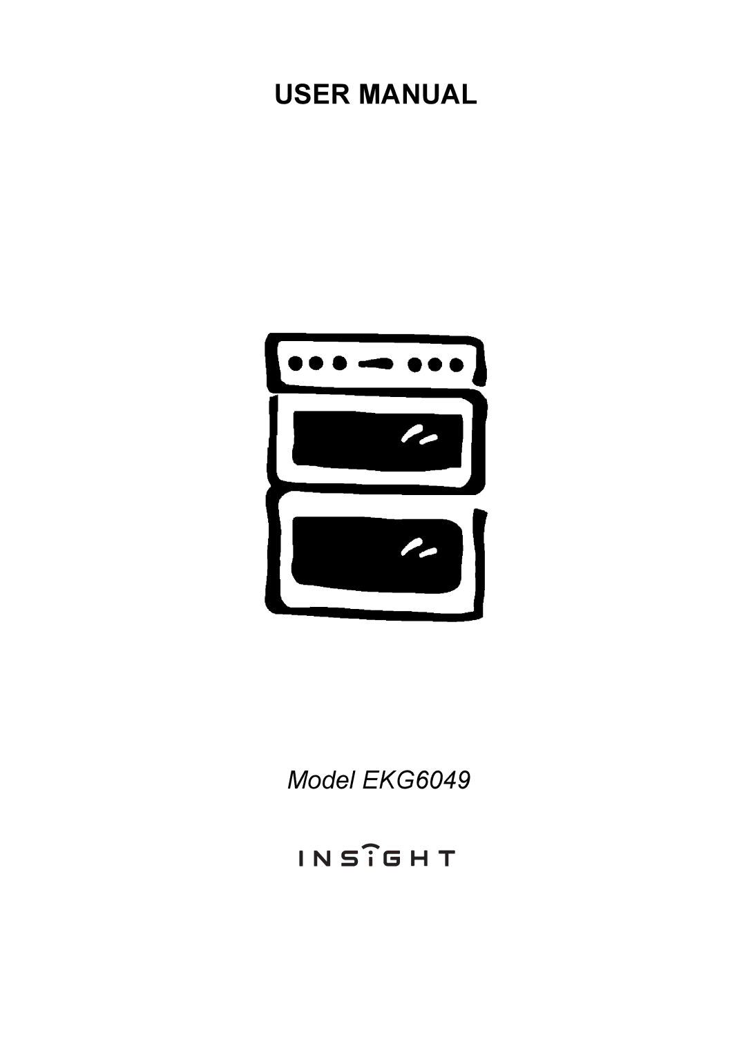 Electrolux user manual Model EKG6049 