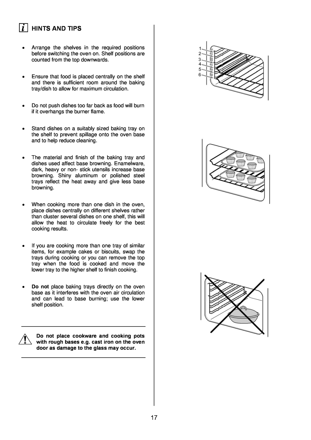 Electrolux EKG6049 user manual Hints And Tips 