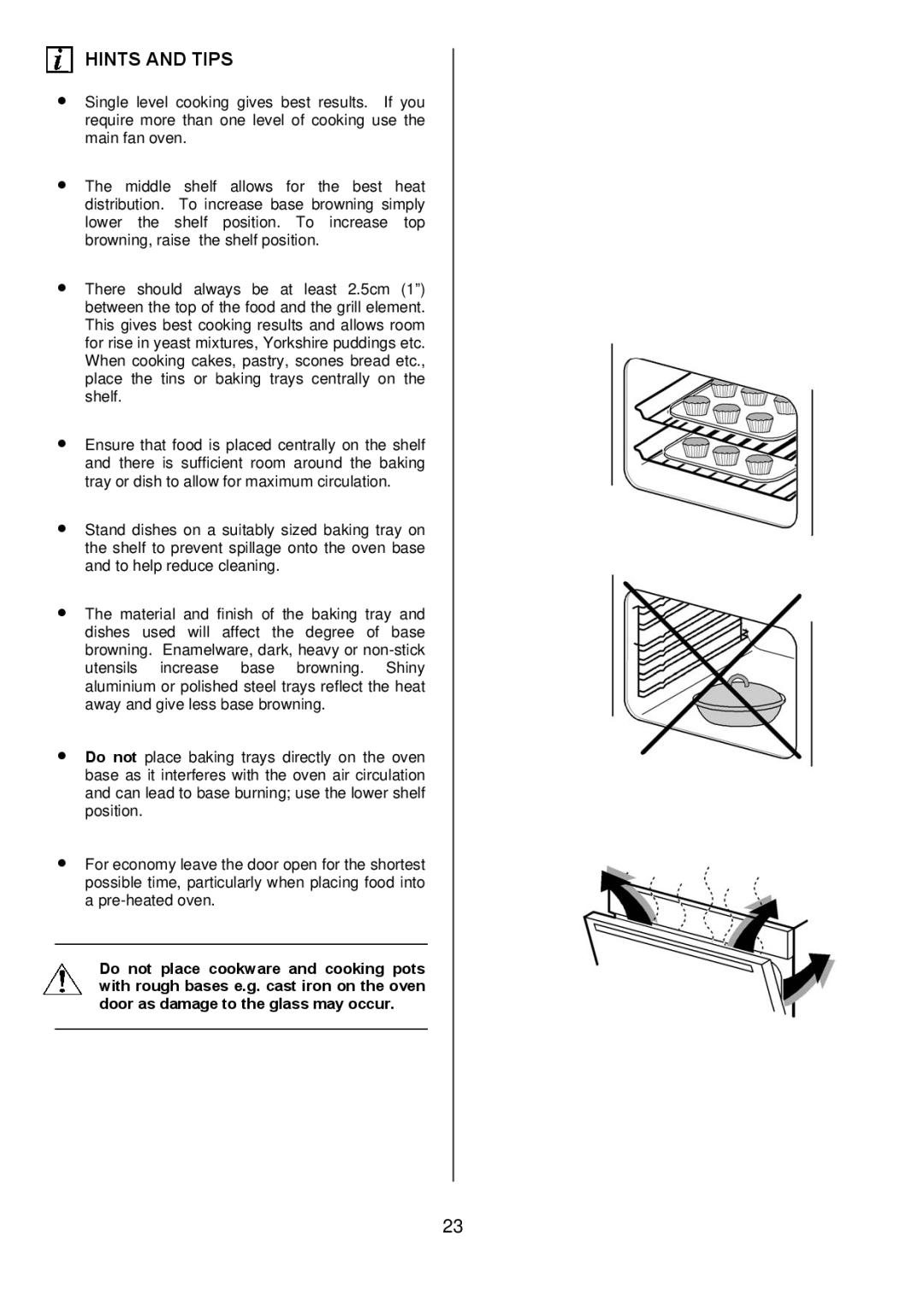 Electrolux EKT6045 manual Hints and Tips 